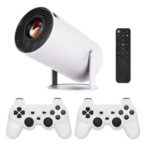 Proyector Gamer 4k Con MagisTv Incluido Con 2 Joysticks Color Blanco