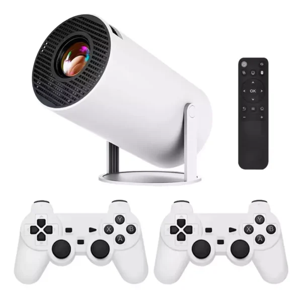 Proyector Gamer 4k Con MagisTv Incluido Con 2 Joysticks Color Blanco