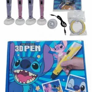 Lapiz 3D Con diseños De Personajes Labubu, Kuromi y Stitch