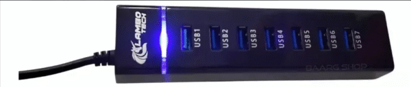 Adaptador HUB Usb3.0 HB-016 7 Puertos 5Gbps Lambo tech - Image 4
