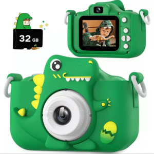 Camara Digital Infantil Infantil c Funda + Colgante Recargable Dinosaurio