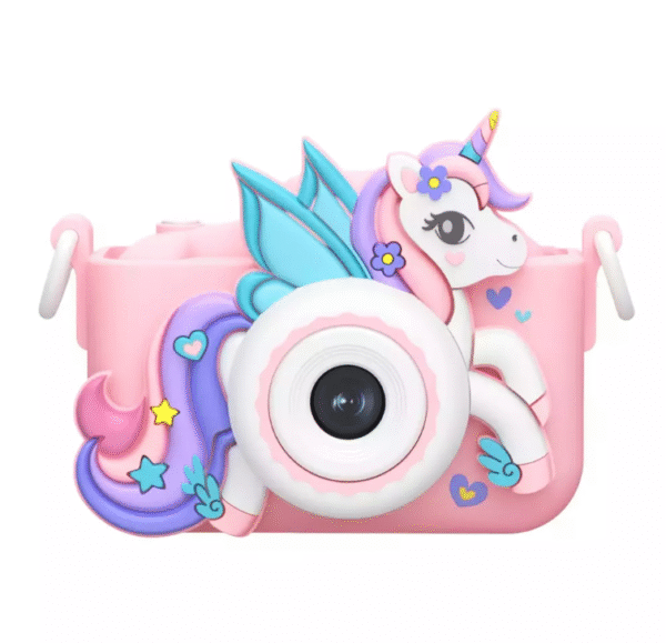 Camara Digital Infantil c Funda + Colgante Recargable Unicornio Lambo Tech - Image 3