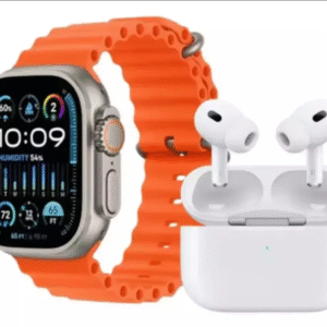 Set Smart Watch 7 Mallas c Auriculares Bluetooth Ultra2 Recargable